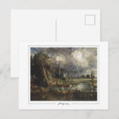 John Constable #520-2 - Carte postale d'art fin (Devant / Derrière)