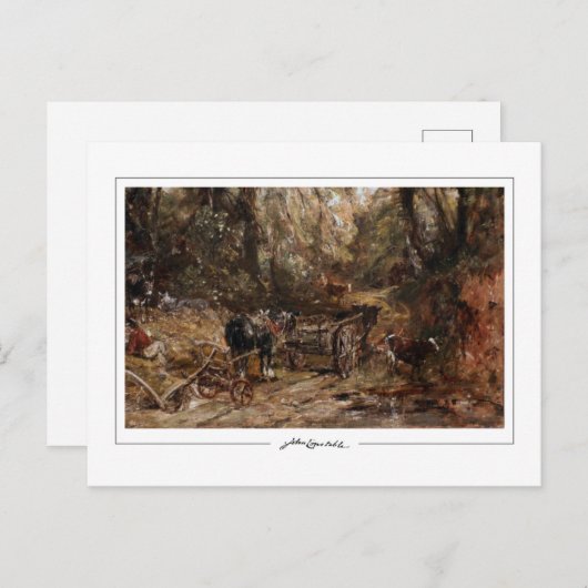 John Constable #66-2 - Carte postale d'art (Devant / Derrière)