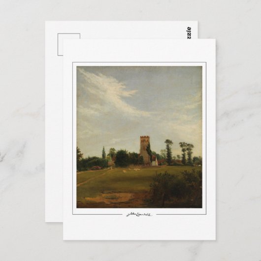 John Constable #74-2 - Carte postale Art (Devant / Derrière)