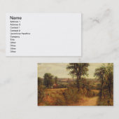 John Constable | A Lane nabij Dedham, c.1802 (olie Visitekaartje (Voorkant / Achterkant)