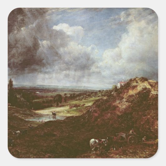 John Constable | Branch Hill Pond, Hampstead Heath Vierkante Sticker (Voorkant)