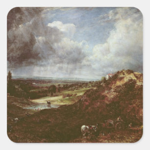 John Constable Branch Hill Pond, Hampstead Heath Vierkante Sticker