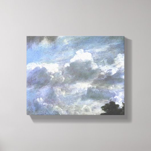  John Constable Cloud Studie Canvas Afdruk (Voorkant)