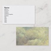 John Constable | Cloud Study, c.1821 (olie op canv Visitekaartje (Voorkant / Achterkant)