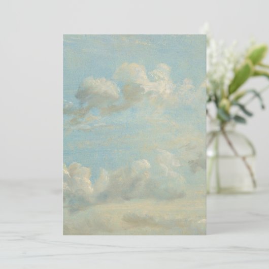 John Constable - Cloud Study Kaart (Staand voorkant)