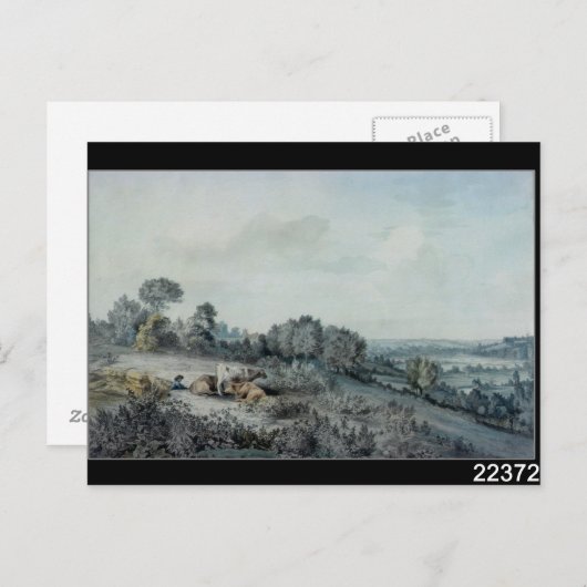 John Constable | De vallei van de Stour Briefkaart (Voorkant / Achterkant)