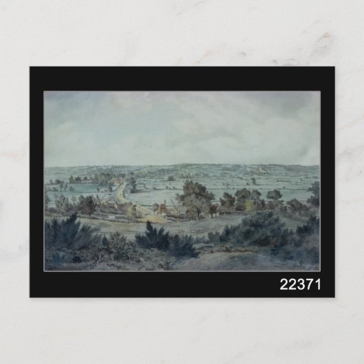 John Constable | De vallei van de Stour Briefkaart (Voorkant)