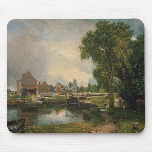John Constable | Dedham Lock and Mill, 1820 Muismat (Voorkant)
