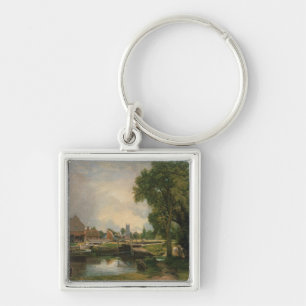 John Constable Dedham Lock and Mill, 1820 Sleutelhanger