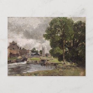 John Constable   Dedham Lock en Mill Briefkaart