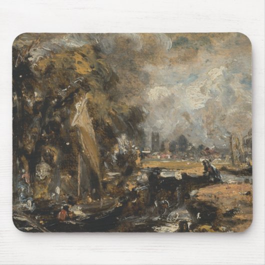John Constable - Dedham Lock Muismat (Voorkant)