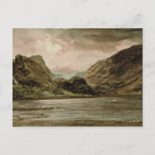 John Constable   Derwentwater, Cumberland, c.1806 Briefkaart