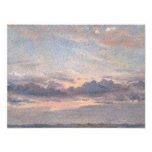 John Constable - Een Cloud Study, Sunset Foto Afdruk