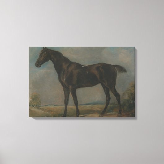 John Constable - Golding Constable's Black Riding Canvas Afdruk (Voorkant)