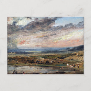 John Constable Hampstead Heath, met Pond en Bath Briefkaart