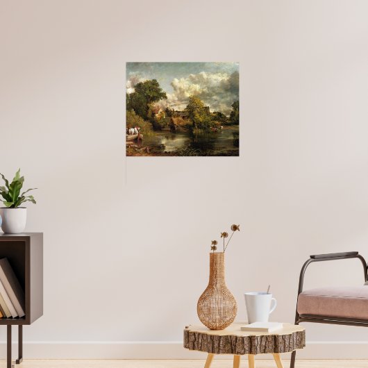 John Constable - Het witte paard kunstwerk Poster (Woonkamer 3)