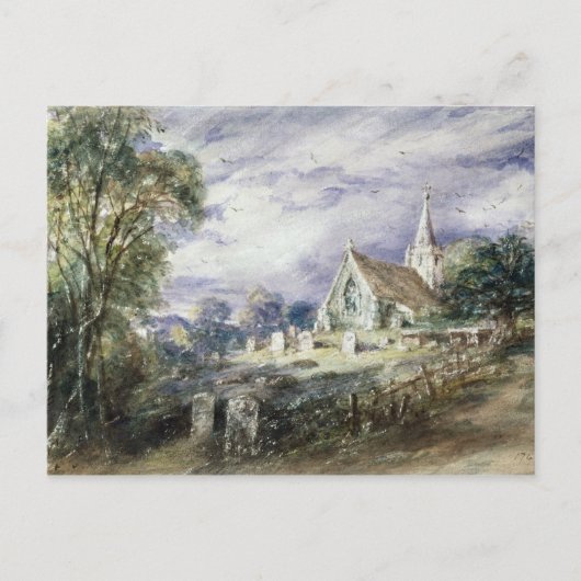 John Constable | Kerk Stoke Poges Briefkaart (Voorkant)