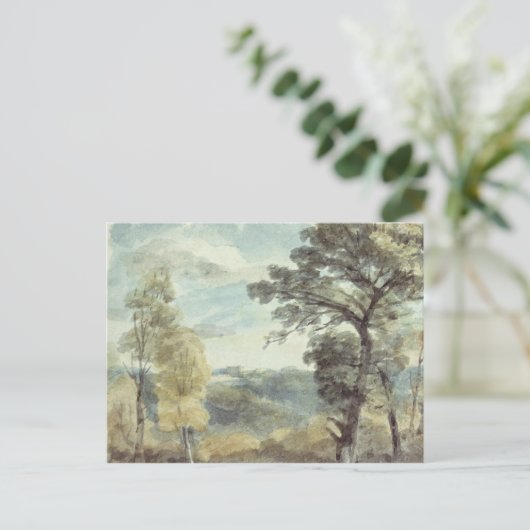John Constable | Landschap met bomen en Pakistan Briefkaart (Staand voorkant)
