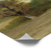 John Constable | Landschap: stromende scène in Suf Poster (Hoek)