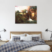 John Constable - Parham Mill (Gewijzigd) Canvas Afdruk (Insitu (Slaapkamer))