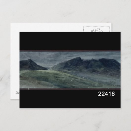 John Constable | Saddleback en deel van Skiddaw Briefkaart (Voorkant / Achterkant)