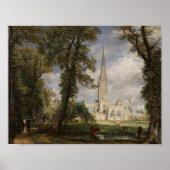John Constable - Salisbury Cathedraal Poster (Voorkant)