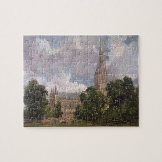 John Constable | Salisbury Cathedraal uit de sout Legpuzzel (Horizontaal)