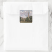 John Constable | Salisbury Cathedraal uit de sout Vierkante Sticker (Tas)