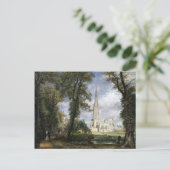 John Constable Salisbury Cathedraal van bisschop Briefkaart (Staand voorkant)