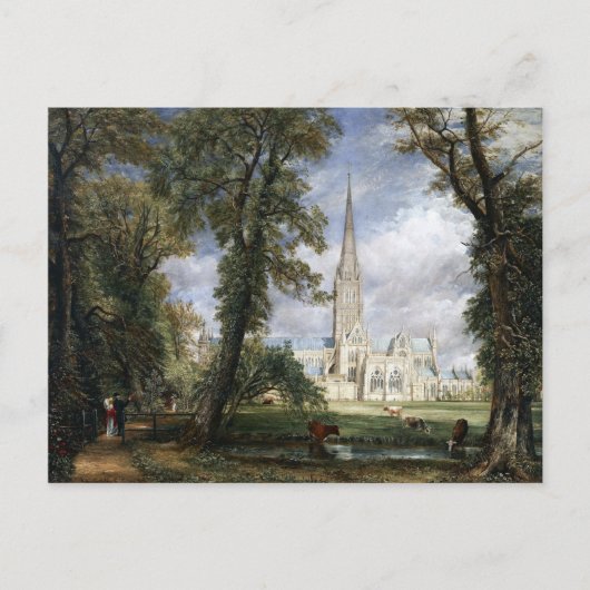 John Constable Salisbury Cathedraal van bisschop Briefkaart (Voorkant)
