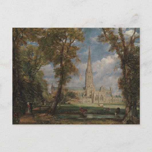 John Constable | Salisbury Cathedraal van de Berg Briefkaart (Voorkant)