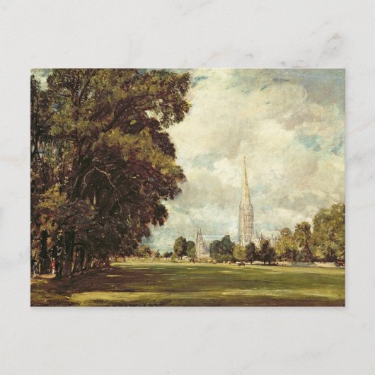 John Constable | Salisbury Cathedral van Neder Ma Briefkaart (Voorkant)