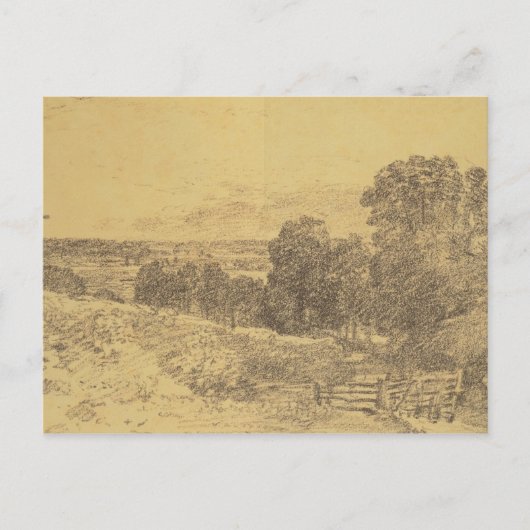 John Constable | Schets voor het schilderen Briefkaart (Voorkant)