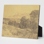 John Constable | Schets voor het schilderen Fotoplaat (Zijkant)