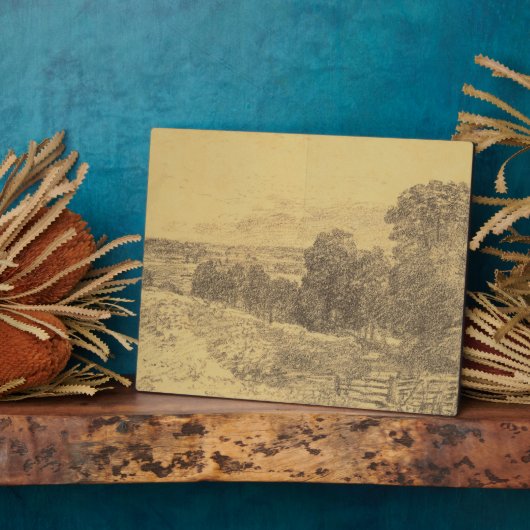 John Constable | Schets voor het schilderen Fotoplaat (Zijkant)