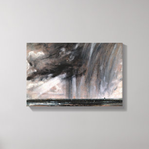 John Constable - Seascape-studie met Rain Cloud Canvas Afdruk