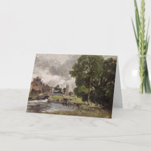 John Constable   Slot Dedham en Molen Kaart