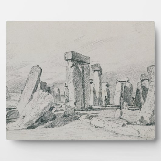 John Constable | Stonehenge, Wiltshire, 1820 (teke Fotoplaat (Voorkant)