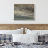 John Constable - Stormy Zee, Brighton Canvas Afdruk (Insitu (Slaapkamer))