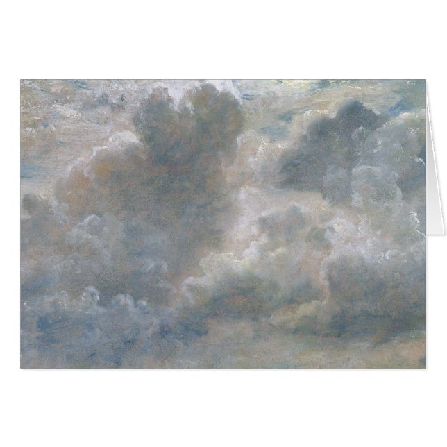 John Constable | Study of Cumulus Clouds, 1822 (Devant horizontal)