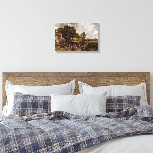 John Constable - The Hay Wain Canvas Afdruk (Insitu (Slaapkamer))