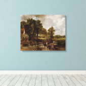 John Constable - The Hay Wain Canvas Afdruk (Insitu (Houten vloer))