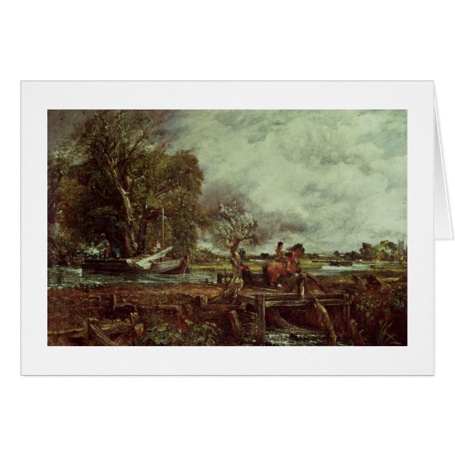 John Constable | the Leaping Horse, c.1825 (oil on (Devant horizontal)