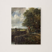 John Constable - The Lock - Landschap van het plat Legpuzzel (Verticaal)