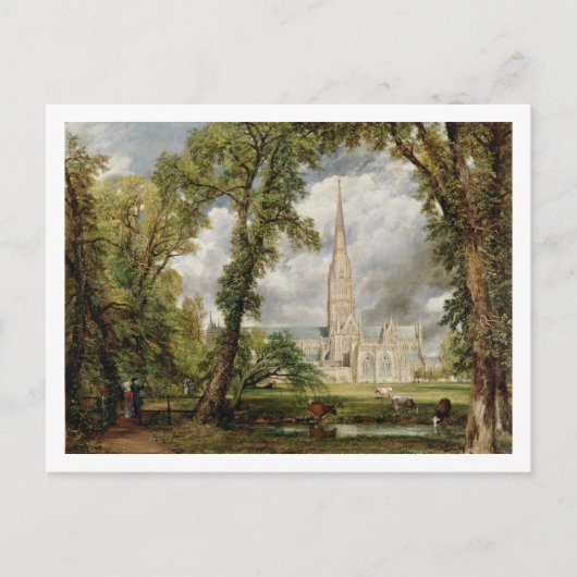 John Constable | Uitzicht van de kathedraal van Sa Briefkaart (Voorkant)
