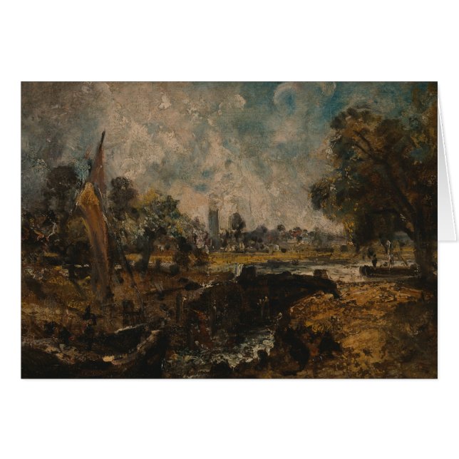 John Constable - Verrouillage Dedham (Devant horizontal)