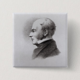 John Constable Vierkante Button 5,1 Cm