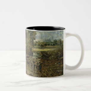 John Constable Volledige studie "The Hay Wai" Tweekleurige Koffiemok