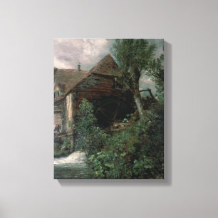 John Constable Watermolen in Gillingham, Dorset Canvas Afdruk