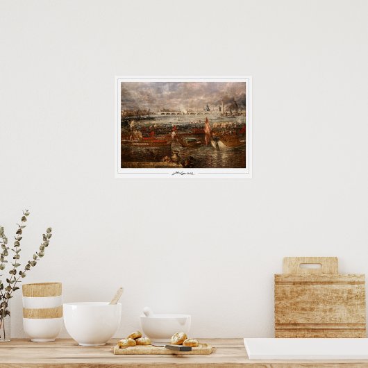 John Constable Zedign Art Poster #129 (Keuken)